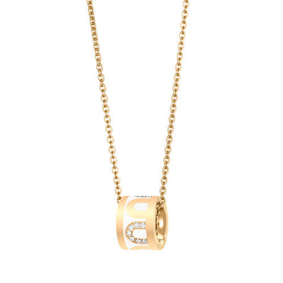 L'Arc de DAVIDOR Bead, 18k Yellow Gold with Lacquered Ceramic and Colonnato Diamonds - DAVIDOR