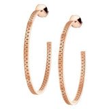 L'ARC DE DAVIDOR Creole Earring GM, 18k Rose Gold with Satin Finish - DAVIDOR