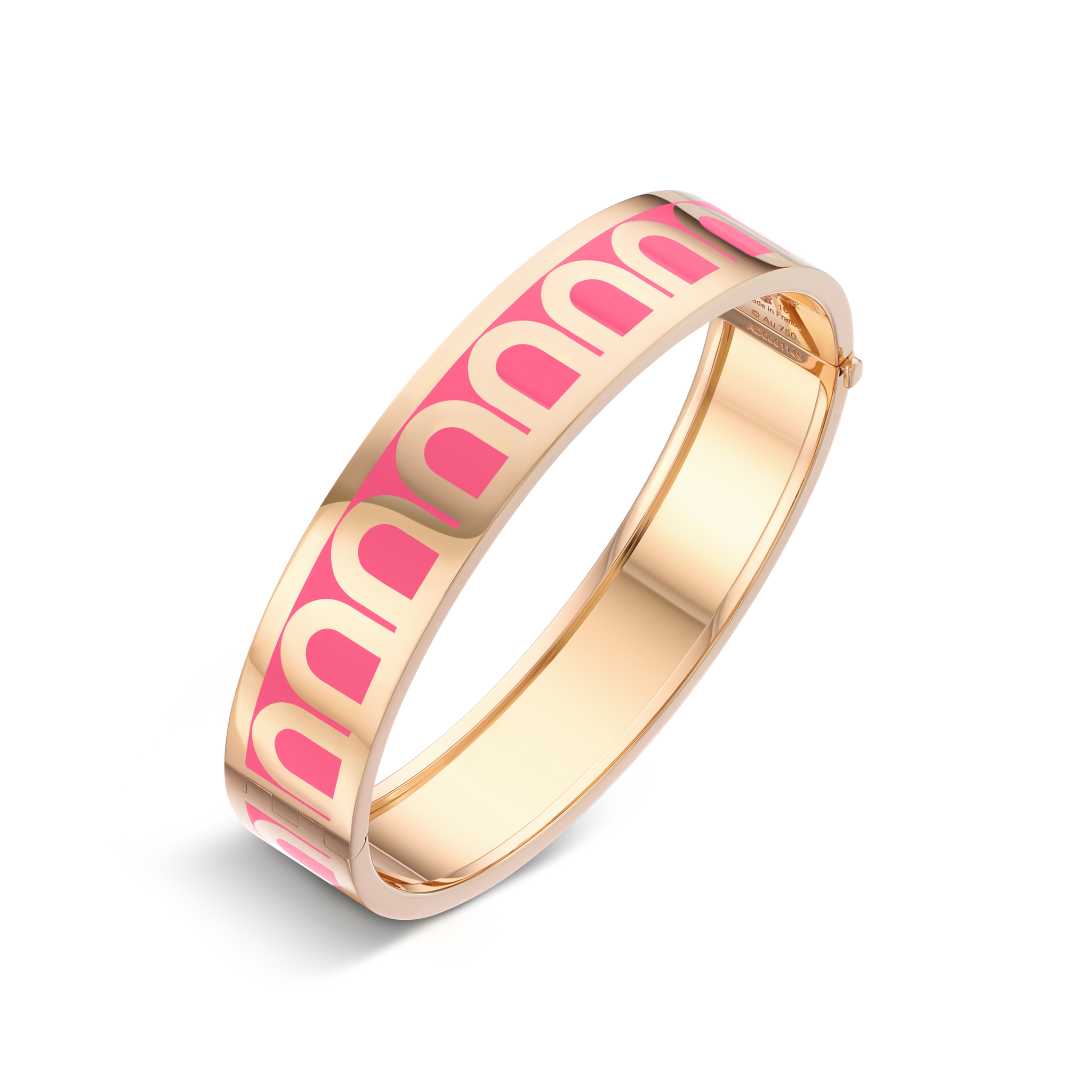 L'Arc de DAVIDOR Bangle GM, 18k Rose Gold with Lacquered Ceramic - DAVIDOR
