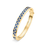 L'Arc de DAVIDOR Bangle PM, 18k Yellow Gold with Lacquered Ceramic and Arcade Diamonds - DAVIDOR