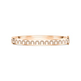 L'Arc de DAVIDOR Bangle PM, 18k Rose Gold with Lacquered Ceramic and Arcade Diamonds - DAVIDOR