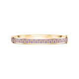 L'Arc de DAVIDOR Bangle PM, 18k Yellow Gold with Lacquered Ceramic and Arcade Diamonds - DAVIDOR