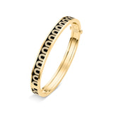 L'Arc de DAVIDOR Bangle PM, 18k Yellow Gold with Lacquered Ceramic and Arcade Diamonds - DAVIDOR