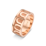 L'Arc de DAVIDOR Ring GM, 18k Rose Gold with Satin Finish - DAVIDOR