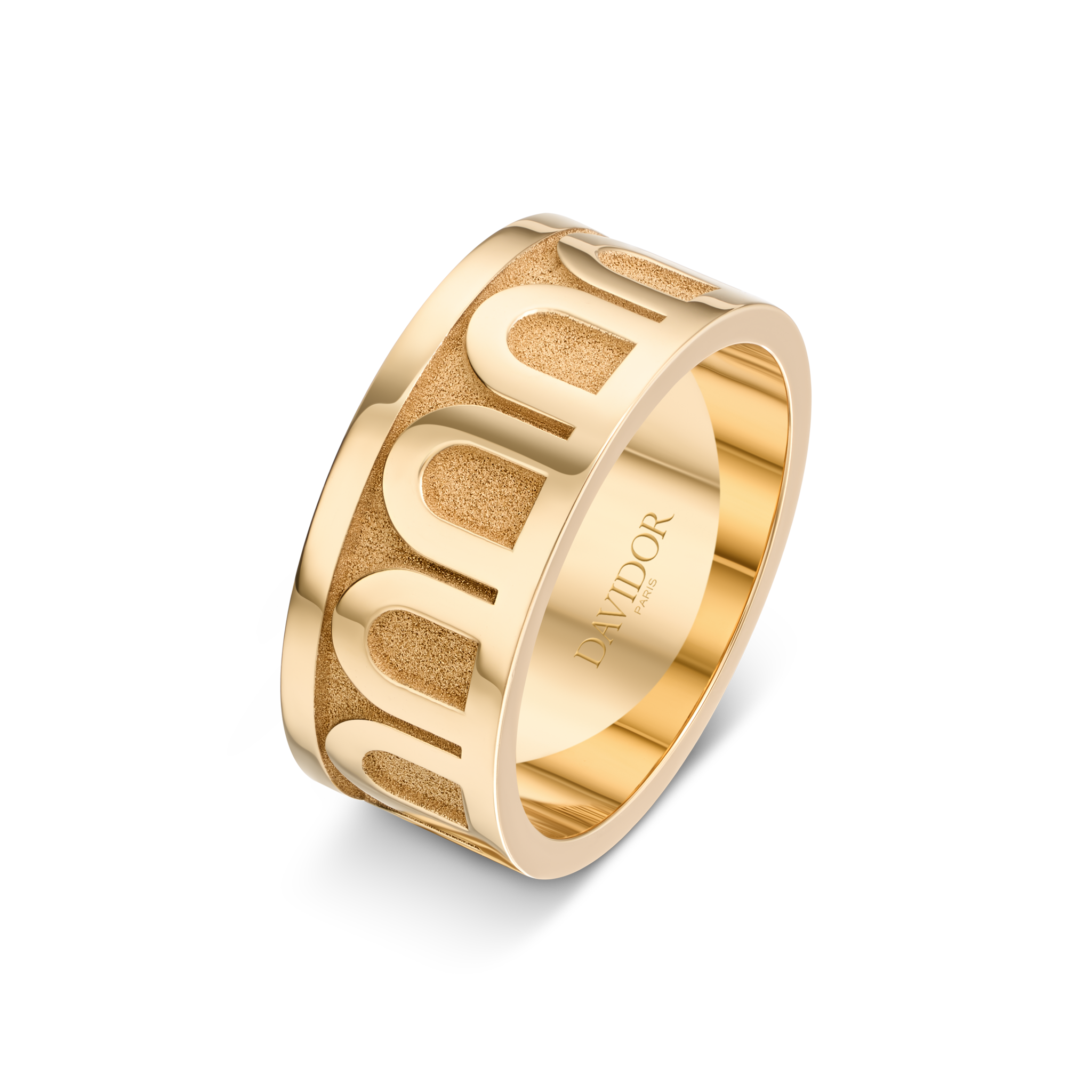 L'Arc de DAVIDOR Ring GM, 18k Yellow Gold with Satin Finish - DAVIDOR