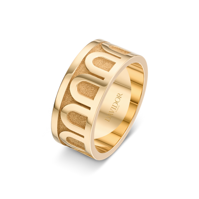L'Arc de DAVIDOR Ring GM, 18k Yellow Gold with Satin Finish - DAVIDOR
