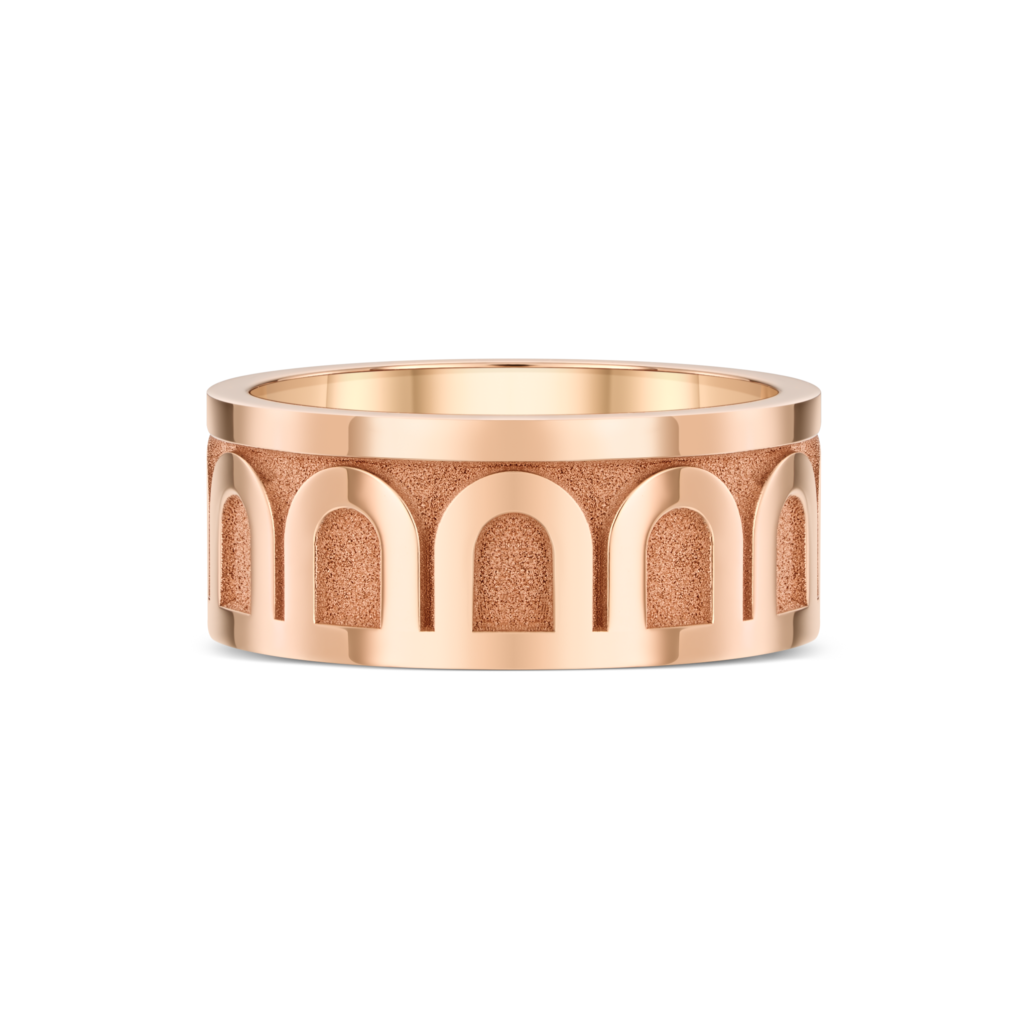 L'Arc de DAVIDOR Ring GM, 18k Rose Gold with Satin Finish - DAVIDOR