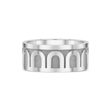 L'Arc de DAVIDOR Ring GM, 18k White Gold with Satin Finish - DAVIDOR