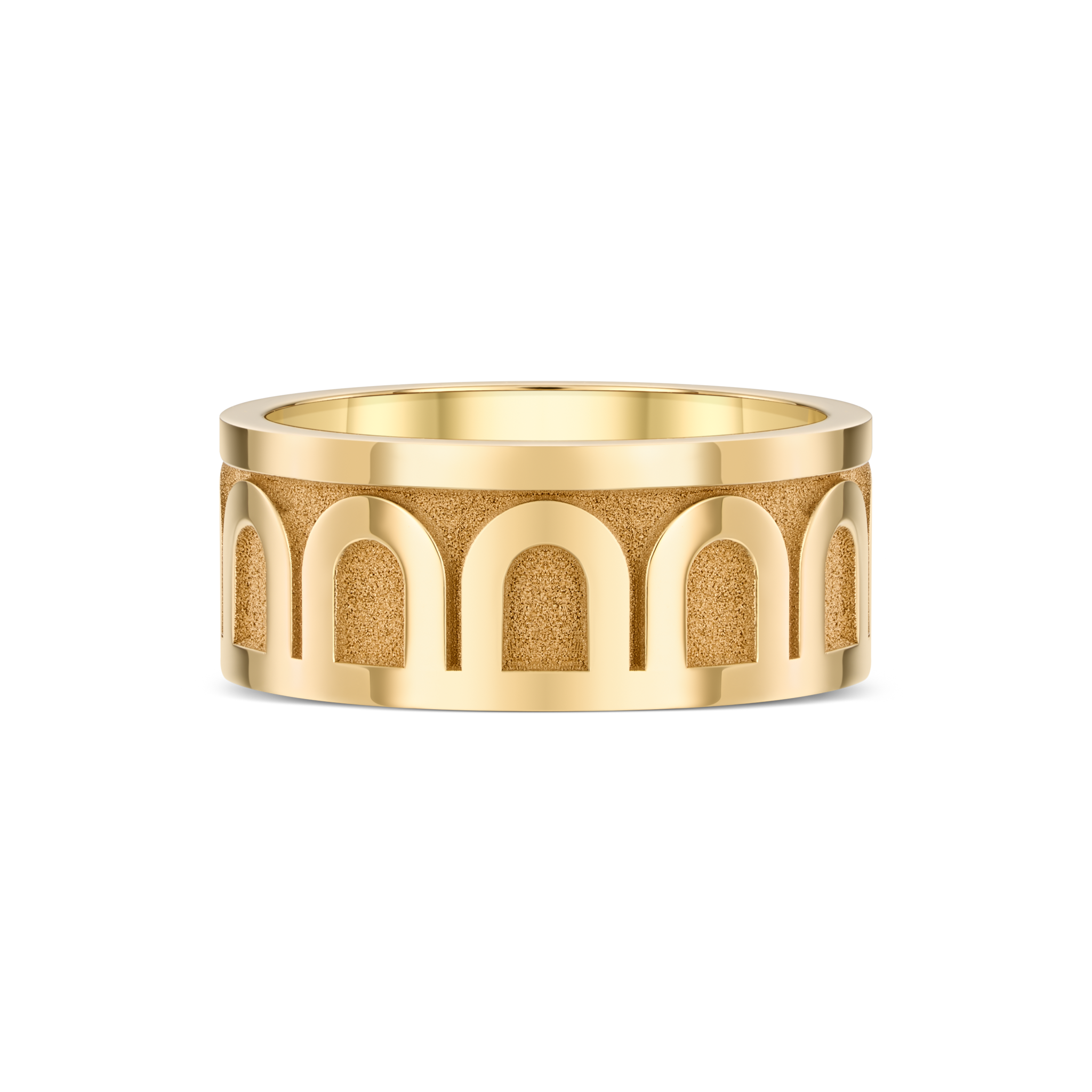 L'Arc de DAVIDOR Ring GM, 18k Yellow Gold with Satin Finish - DAVIDOR