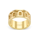 L'Arc de DAVIDOR Ring GM, 18k Yellow Gold with Satin Finish - DAVIDOR