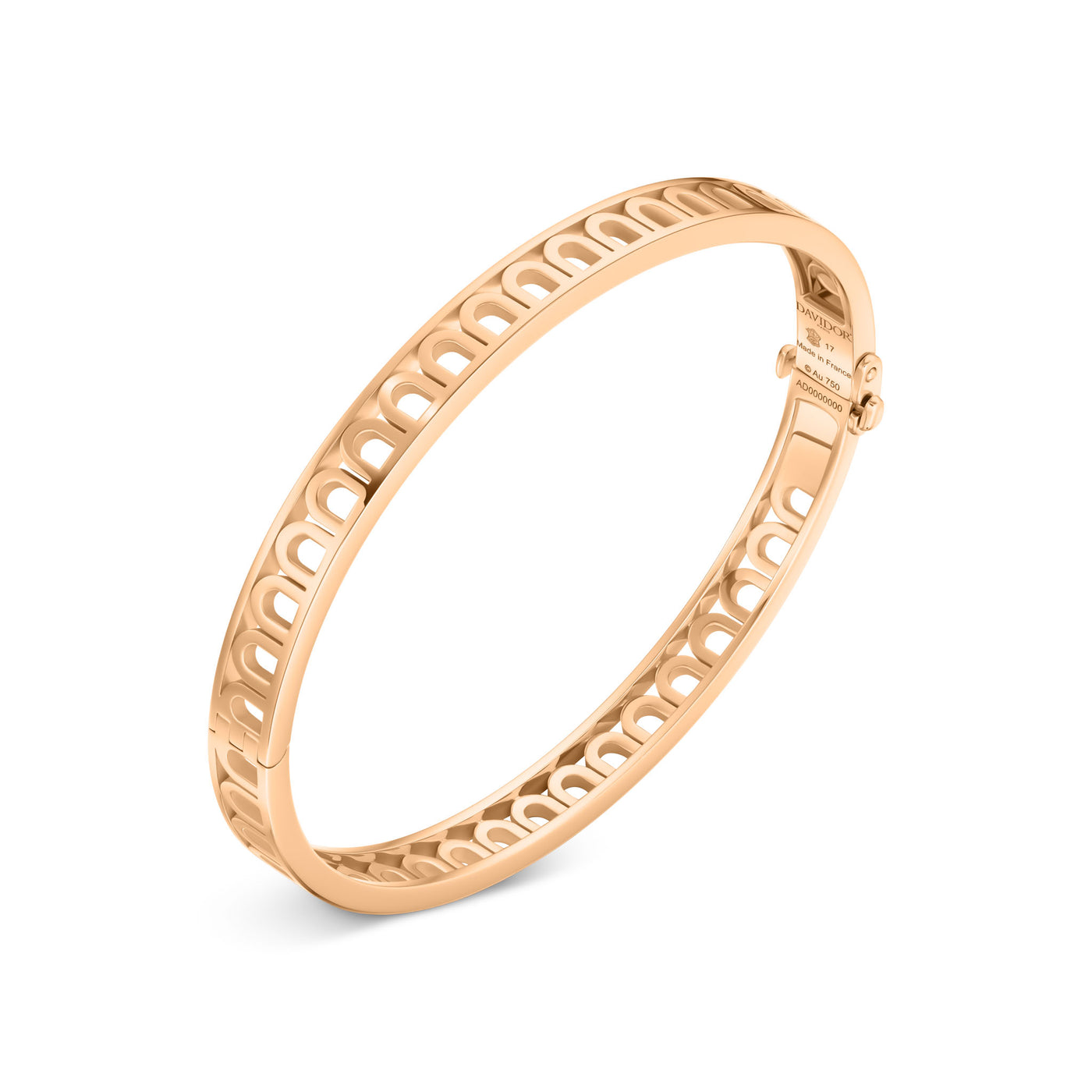 L'Arc Treille Bangle PM, 18k Rose Gold - DAVIDOR