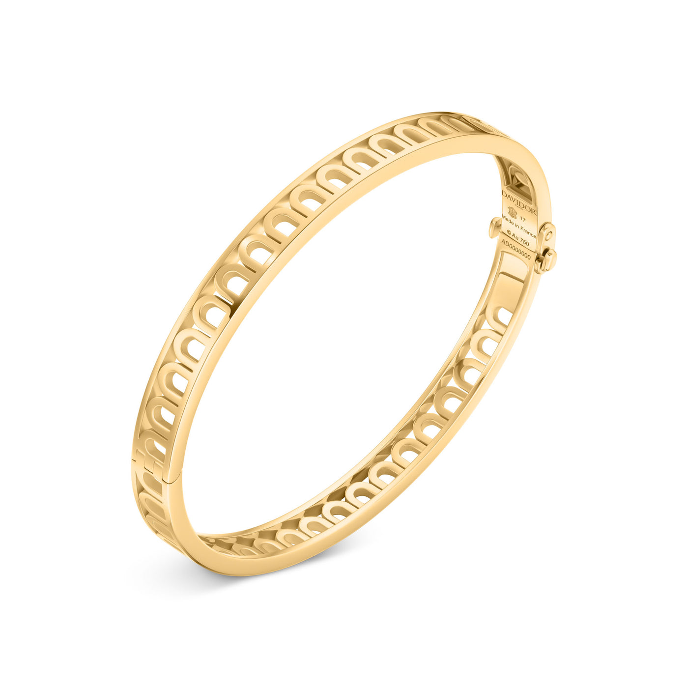 L'Arc Treille Bangle PM, 18k Yellow Gold - DAVIDOR