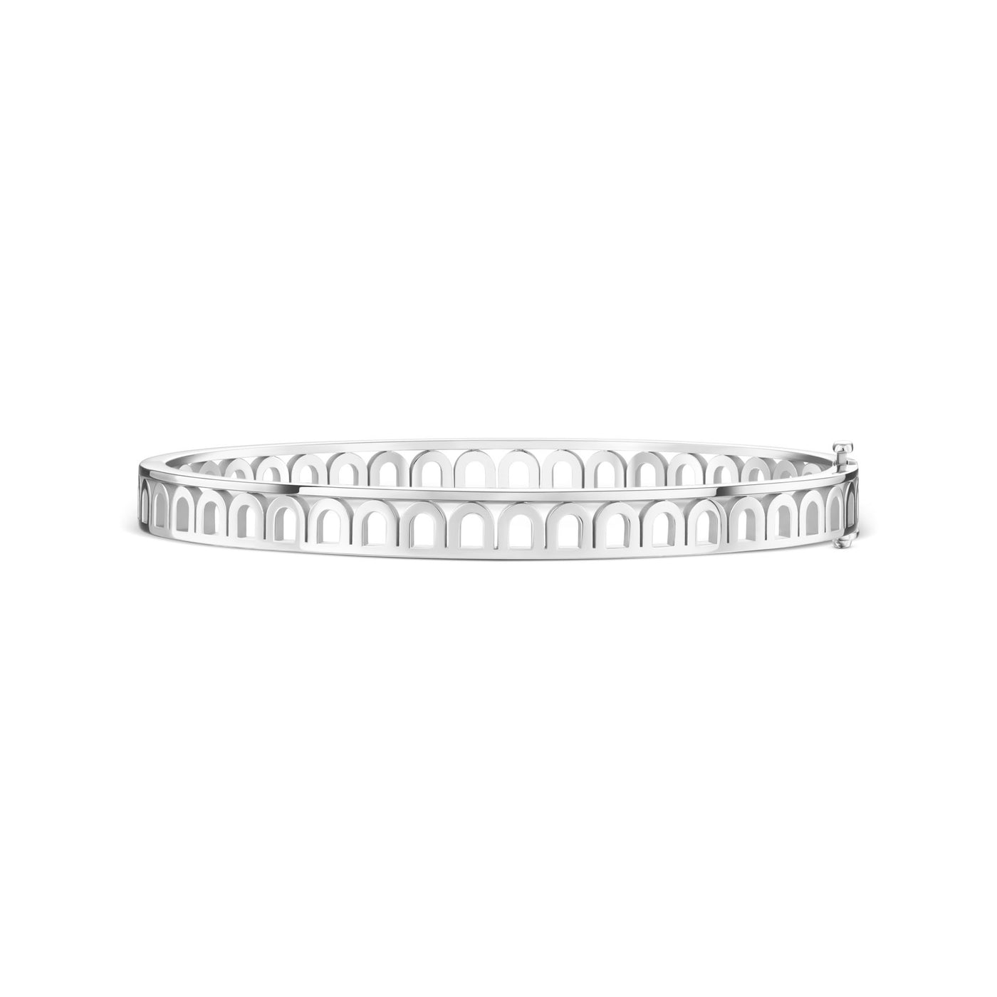 L'Arc Treille Bangle PM, 18k White Gold - DAVIDOR