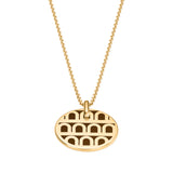 L'Arc de DAVIDOR Pendant PM, 18k Yellow Gold with Lacquered Ceramic - DAVIDOR