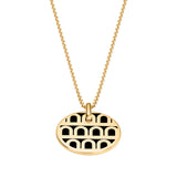 L'Arc de DAVIDOR Pendant PM, 18k Yellow Gold with Lacquered Ceramic - DAVIDOR