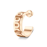 L'Arc de DAVIDOR Creole Earring PM, 18k Rose Gold with Satin Finish - DAVIDOR