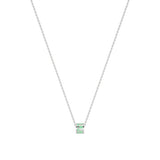 L'Arc de DAVIDOR Mini Bead Necklace, 18k White Gold with Palm Beach Lacquered Ceramic, 42cm - DAVIDOR