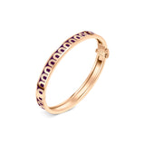 L'Arc de DAVIDOR Bangle PM, 18k Rose Gold with Lacquered Ceramic and Colonnato Diamonds - DAVIDOR