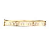 L'Arc de DAVIDOR Bangle PM, 18k Yellow Gold with Lacquered Ceramic and Colonnato Diamonds - DAVIDOR