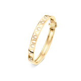 L'Arc de DAVIDOR Bangle PM, 18k Yellow Gold with Lacquered Ceramic and Colonnato Diamonds - DAVIDOR