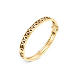 L'Arc de DAVIDOR Bangle PM, 18k Yellow Gold with Lacquered Ceramic and Colonnato Diamonds - DAVIDOR