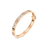 L'Arc de DAVIDOR Bangle PM, 18k Rose Gold with Lacquered Ceramic and Colonnato Diamonds - DAVIDOR