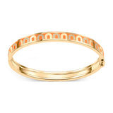 L'Arc de DAVIDOR Bangle PM, 18k Yellow Gold with Lacquered Ceramic and Colonnato Diamonds - DAVIDOR