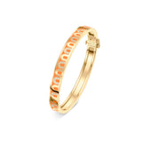 L'Arc de DAVIDOR Bangle PM, 18k Yellow Gold with Lacquered Ceramic and Colonnato Diamonds - DAVIDOR