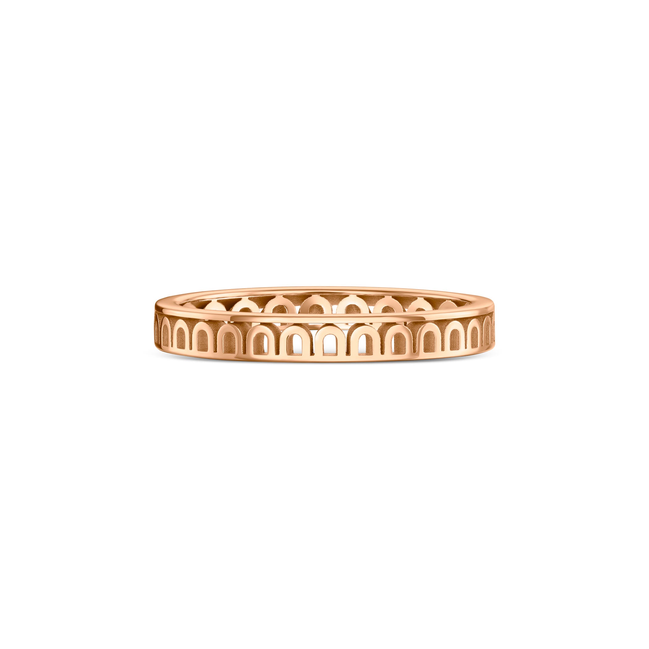 L'Arc Treille Ring PM, 18k Rose Gold - DAVIDOR