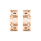 L’Arc Treille Creole Earring PM, 18k Rose Gold - DAVIDOR