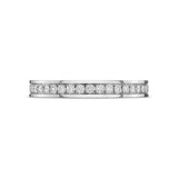 L'Arc Détail Ring PM, 18k White Gold with Brilliant Diamonds - DAVIDOR