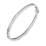 L'Arc Treille Bangle Mini, 18k White Gold - DAVIDOR