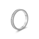 L'Arc Détail Ring PM, 18k White Gold with Brilliant Diamonds - DAVIDOR