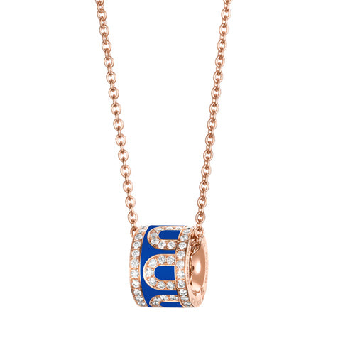 L'Arc de DAVIDOR Bead, 18k Rose Gold with Lacquered Ceramic and Palais Diamonds - DAVIDOR