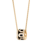 L'Arc de DAVIDOR Bead, 18k Yellow Gold with Lacquered Ceramic and Palais Diamonds - DAVIDOR