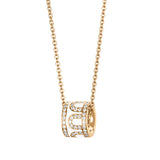 L'Arc de DAVIDOR Bead, 18k Yellow Gold with Lacquered Ceramic and Palais Diamonds - DAVIDOR