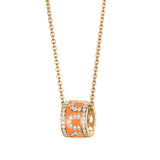 L'Arc de DAVIDOR Bead, 18k Yellow Gold with Lacquered Ceramic and Palais Diamonds - DAVIDOR