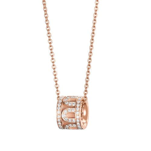 L'Arc de DAVIDOR Bead, 18k Rose Gold with Satin Finish and Palais Diamonds - DAVIDOR