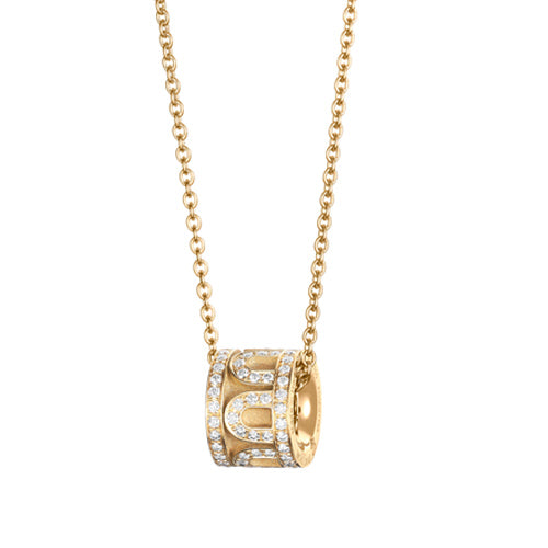 L'Arc de DAVIDOR Bead, 18k Yellow Gold with Satin Finish and Palais Diamonds - DAVIDOR