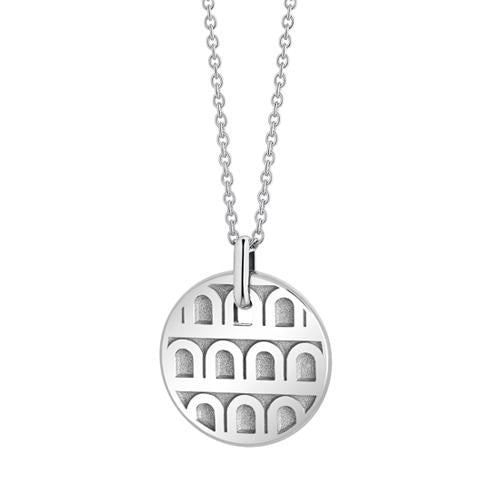 L'Arc de DAVIDOR Pendant PM, 18k White Gold with Satin Finish - DAVIDOR