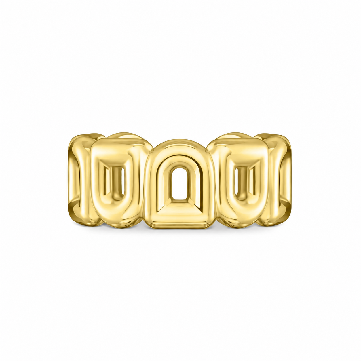 Pop Arc Inverse Ring MM, 18k Yellow Gold - DAVIDOR