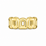 Pop Arc Inverse Ring MM, 18k Yellow Gold - DAVIDOR