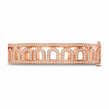 L'Arc Treille Bangle GM, 18k Rose Gold with Palais Diamonds - DAVIDOR