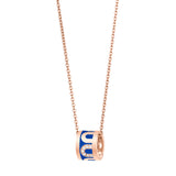 L'Arc de DAVIDOR Bead, 18k Rose Gold with Lacquered Ceramic and Colonnato Diamonds