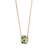 L'Arc de DAVIDOR Bead, 18k Yellow Gold with Lacquered Ceramic and Palais Diamonds - DAVIDOR