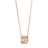 L'Arc de DAVIDOR Bead, 18k Rose Gold with Satin Finish and Palais Diamonds