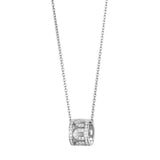 L'Arc de DAVIDOR Bead, 18k White Gold with Satin Finish and Palais Diamonds - DAVIDOR