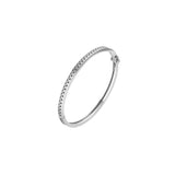 L'Arc de DAVIDOR Bangle Mini, 18k White Gold with Satin Finish - DAVIDOR