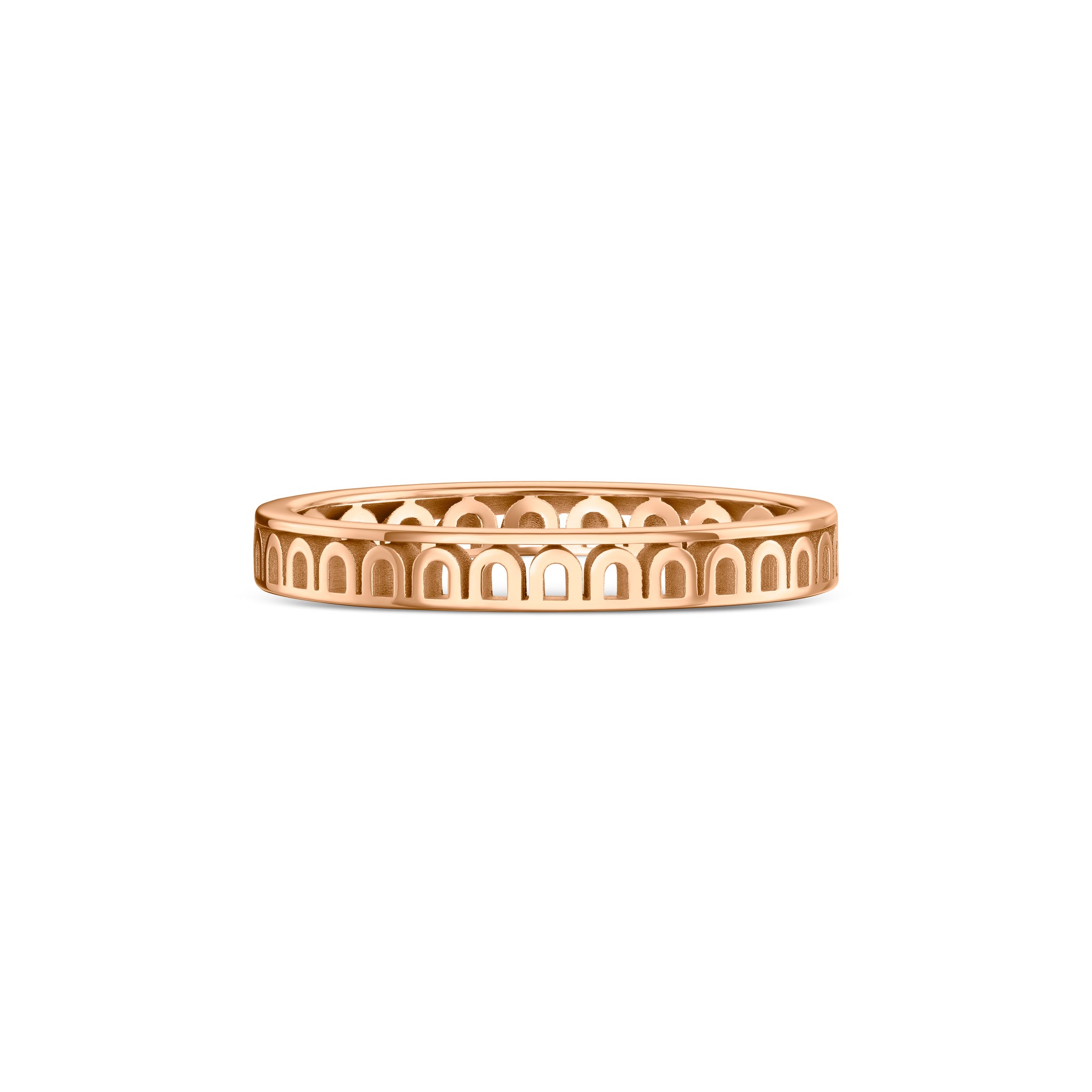 L'Arc Treille Ring PM, 18k Rose Gold - DAVIDOR