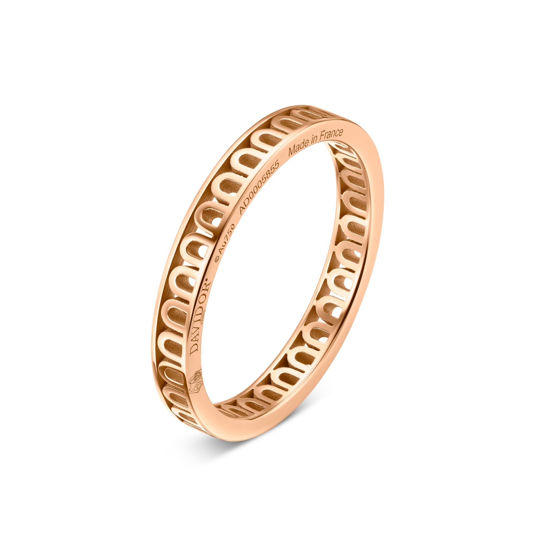 L'Arc Treille Ring PM, 18k Rose Gold - DAVIDOR